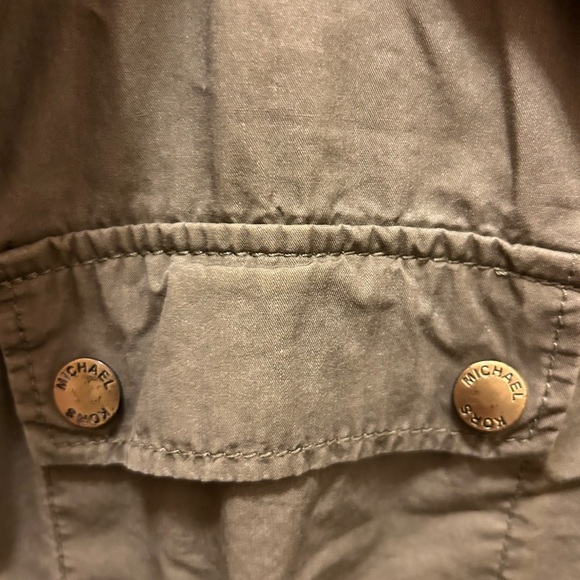 Michael Kors Army Green Lightweight Jacket Sz S - Picture 11 of 13